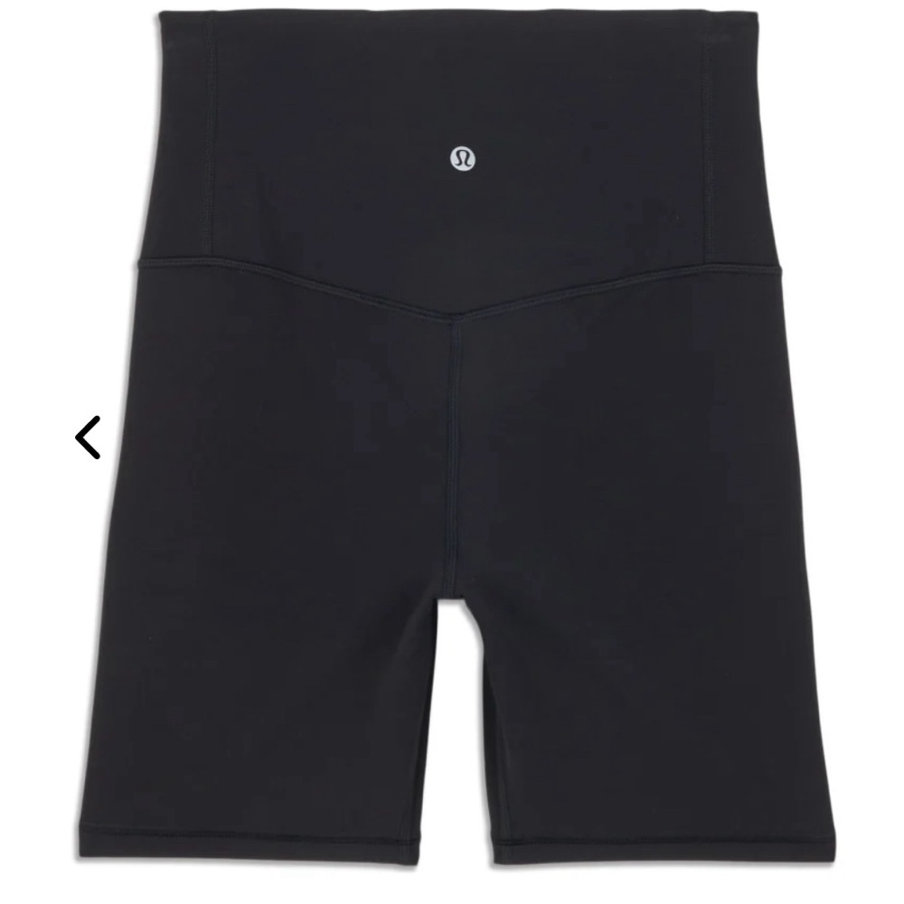 Lululemon Women's Unlimit High Rise 8" Shorts Mesh Black Nulu Sz 6 - Picture 5 of 5